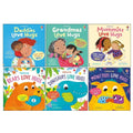 Usborne Huggy Book Collection 6 Books Set(Daddies Love Hugs, Grandmas Love Hugs, Mummies Love Hugs, Bears Love Hugs, Dinosaurs Love Hugs & Monsters Love Hugs)