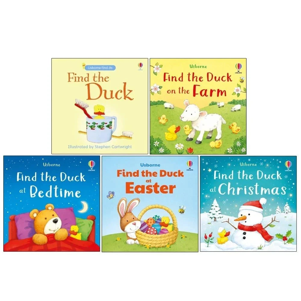Usborne Find the Duck Collection 5 Books Set
