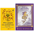 Percy Jackson and the Olympians By Rick Riordan 2 Books Collection Set (The Lightning Thief &  The Sea of Monsters)