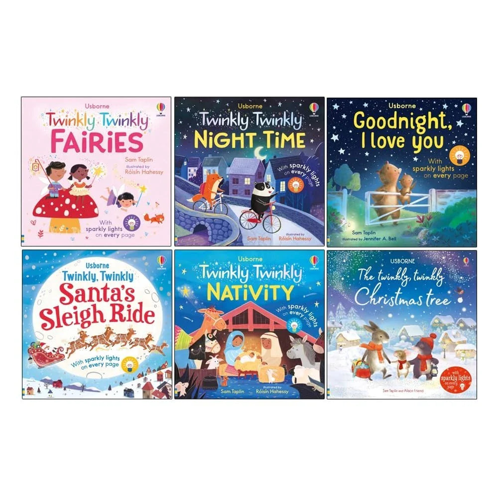 Usborne Twinkly Twinkly Collection 6 Books Set By Sam Taplin