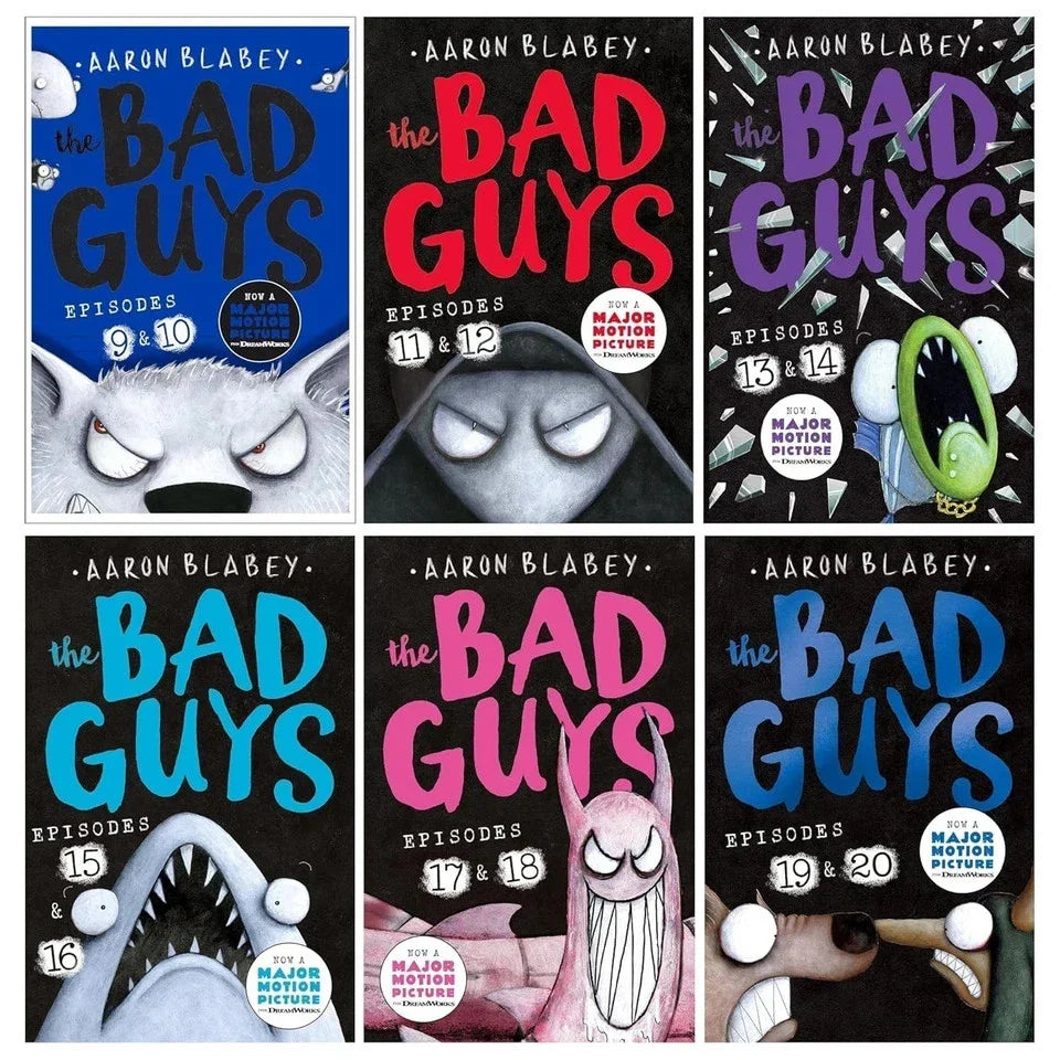 The Bad Guys Episodes 9-20 By Aaron Blabey 6 Books Collection Set
