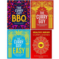 Curry Guy BBQ, Curry Guy,Curry Guy Easy,Healthy Indian Curry 4 Books Collection Set