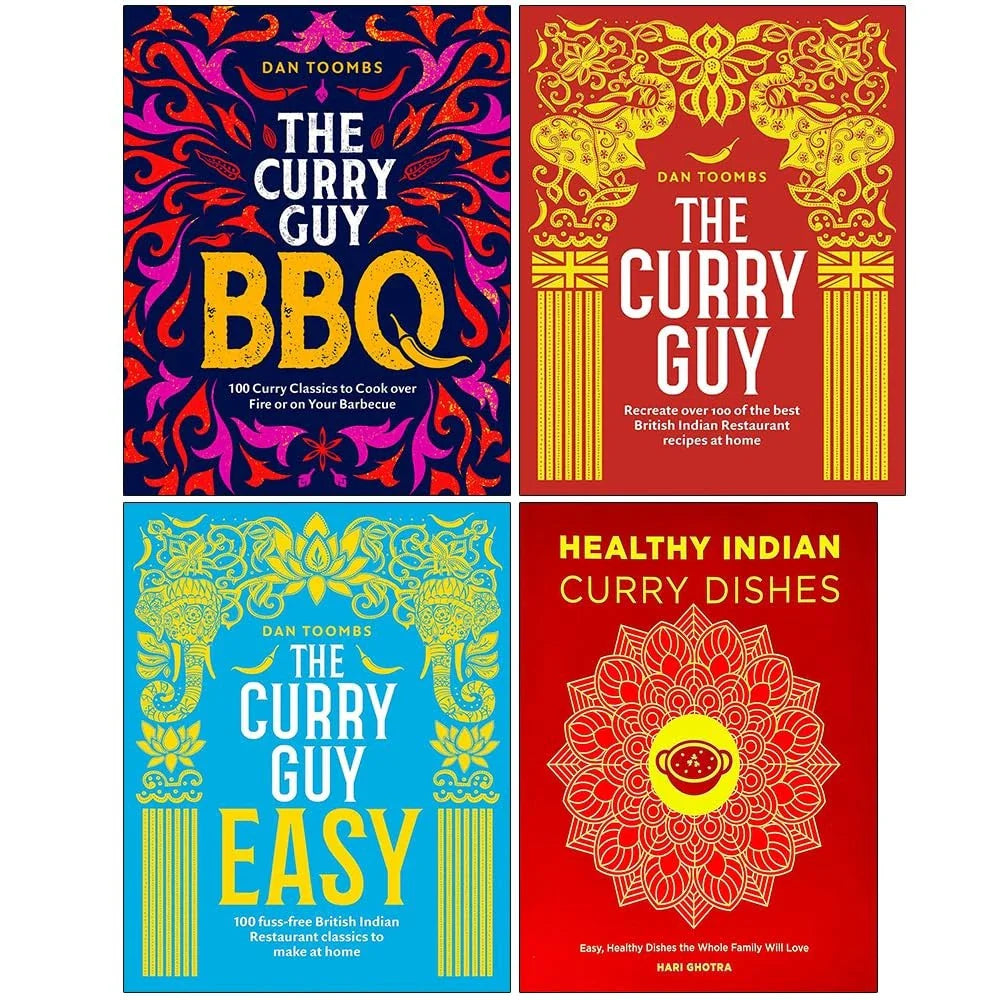 Curry Guy BBQ, Curry Guy,Curry Guy Easy,Healthy Indian Curry 4 Books Collection Set