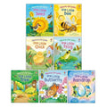 Usborne Life Cycles Collection 7 Books Set by Lesley Sims(Seed,Bee, Chick , Frog ,Tree,Butterfly & Raindrop)