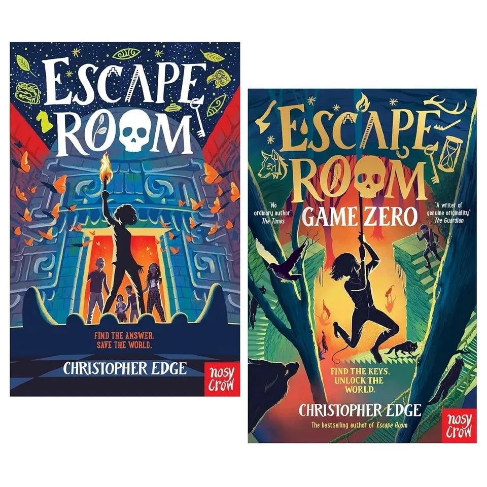 Escape Room By Christopher Edge 2 Books Collection Set (Game Zero, Escape Room)