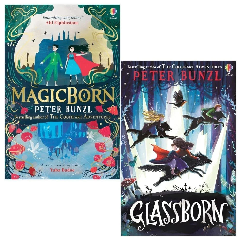 Peter Bunzl Magicborn 2 Books Collection Set (Magicborn & Glassborn)