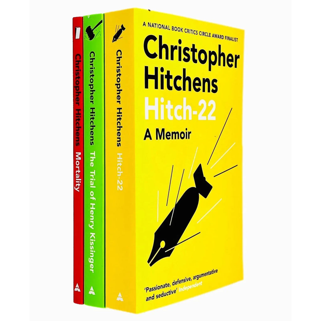Christopher Hitchens Collection 3 Books Set(Hitch 22 ,The Trial of Henry Kissinger Mortality & God Is Not Great)