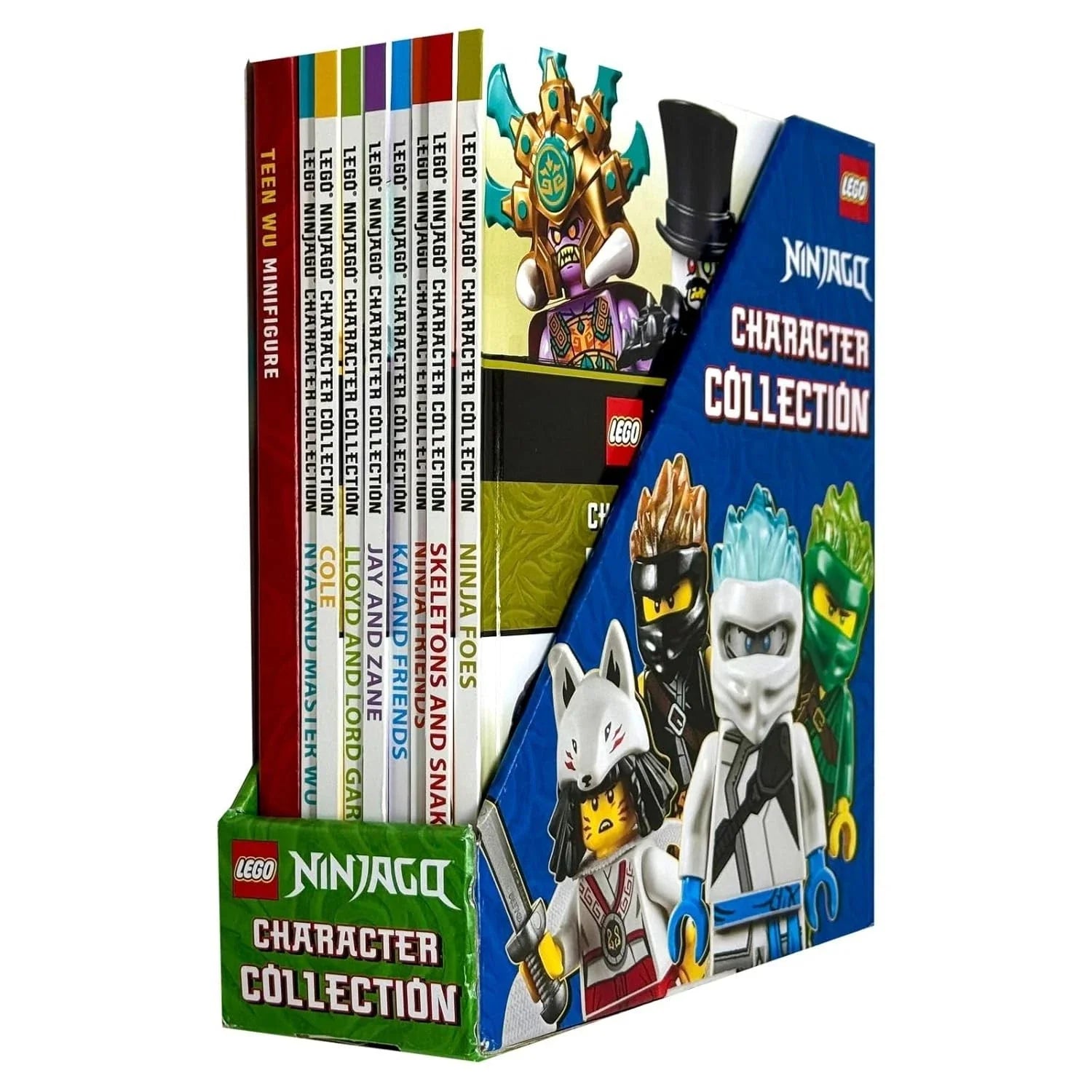 LEGO Ninjago Character Collection 8 Books Set Plus Teen Wu Minifigure by DK HB