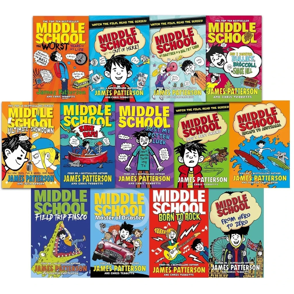 Middle School Series 13 Books Collection Set by James Patterson