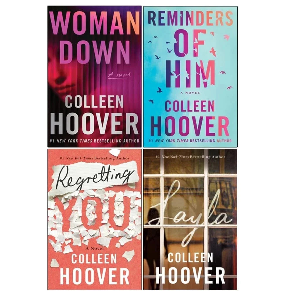 Colleen Hoover Collection 4 Books Set(Woman Down, Reminders of Him ,Regretting You &  Layla)