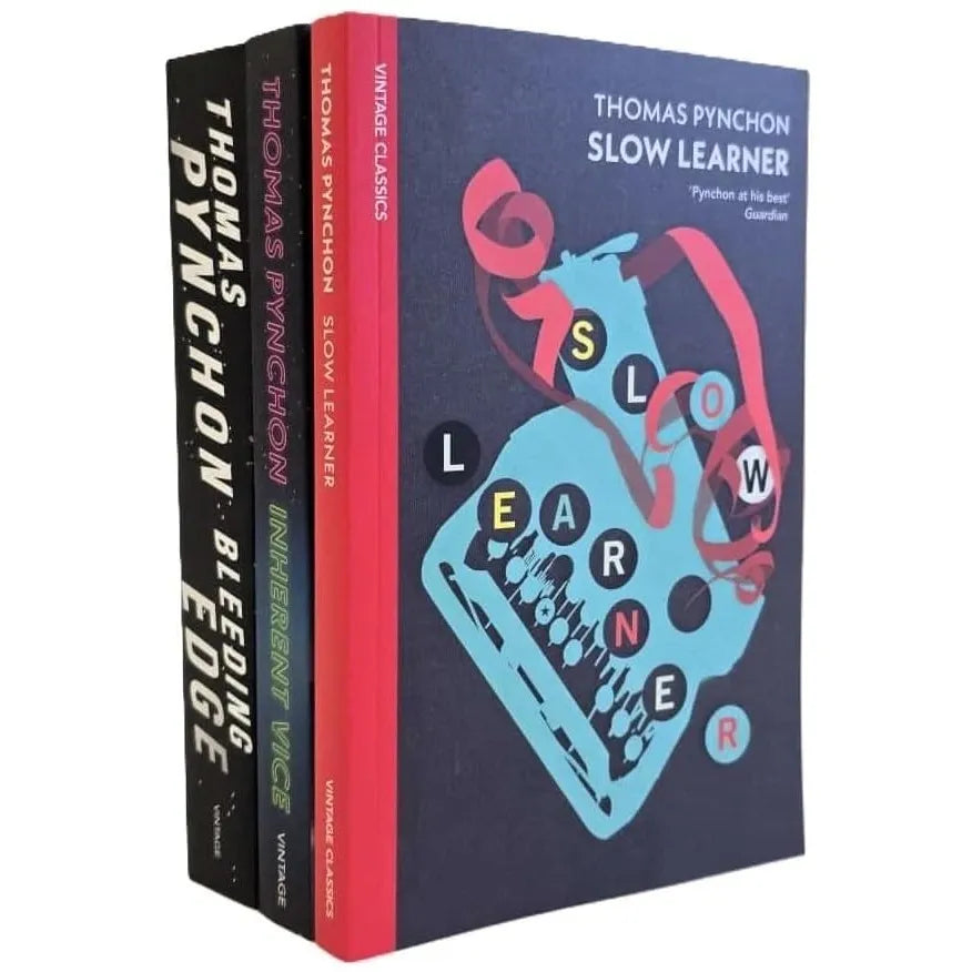 Thomas Pynchon Collection 3 Books Set(Slow Learner,Inherent Vice & Bleeding Edge)