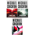 Michael Crichton Collection 3 Books Set(Disclosure ,Airframe & Timeline)