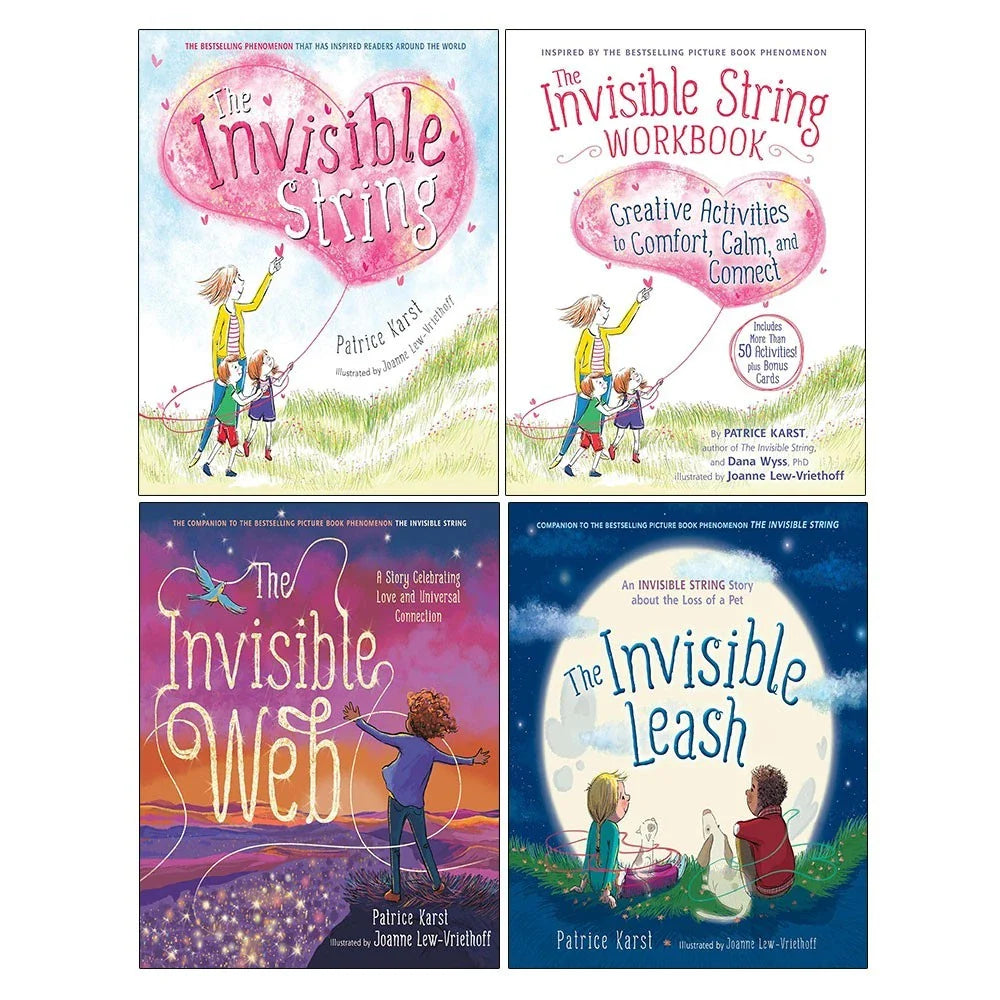 Invisible String Series 1-4 Books Set by Patrice Karst