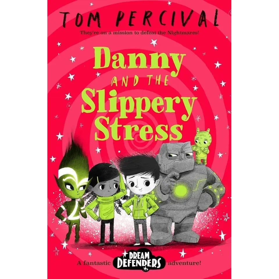 Dream Defenders Series 4 Books Collection Set by Tom Percival (Erika and the Angermare, Chanda and the Devious Doubt, Silas and the Marvellous Misfits, Danny and the Slippery Stress)