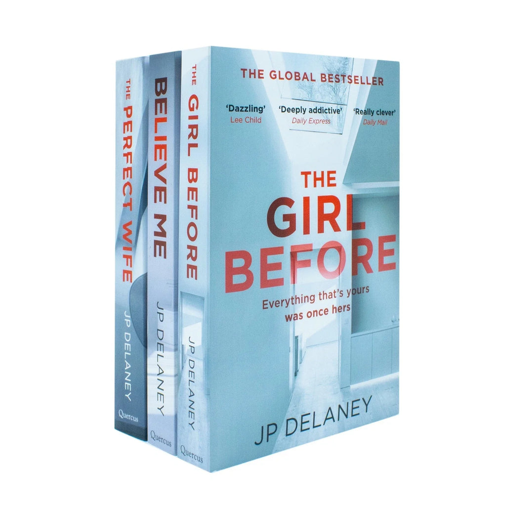 JP Delaney 3 Books Collection Set (The Girl Before, Believe Me  & The Perfect Wife)