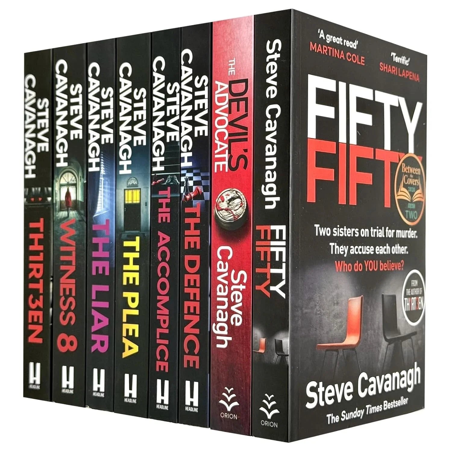 Eddie Flynn Series 8 Books Collection Set by Steve Cavanagh (Twisted,Thirteen, The Defence, The Plea, The Liar)