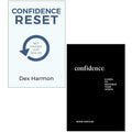 Confidence Reset Not Louder Just Realer By Dex Harmon, Confidence [] By Roxie Nafousi 2 Books Collection Set