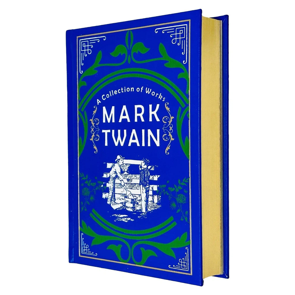 Mark Twain : A Collection of Works by Mark Twain (Deluxe Leather-Bound)