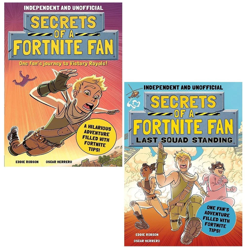 Secrets of a Fortnite Fan Series 2 Books Collection Set by Eddie Robson