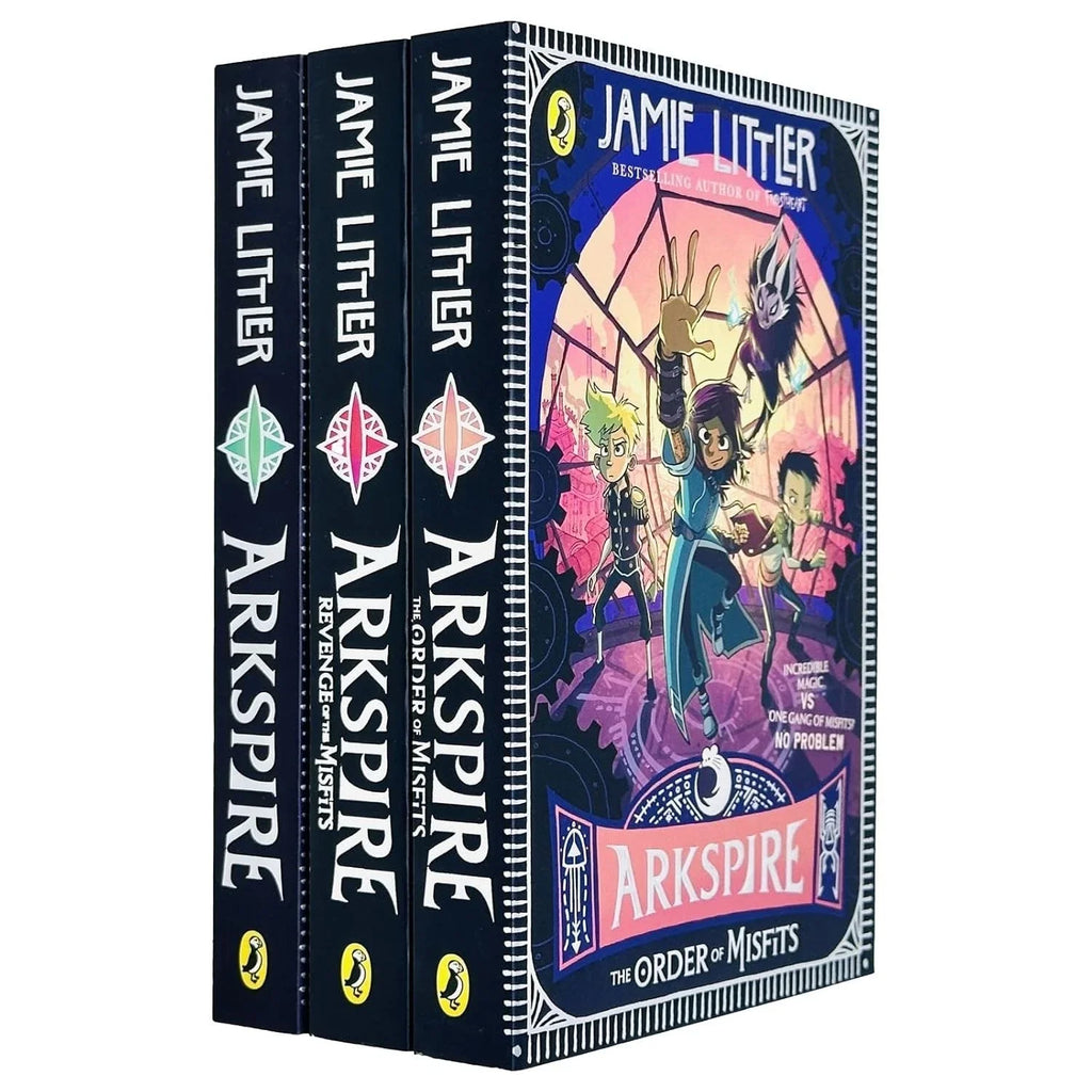 Arkspire Series 3 Books Collection Set by Jamie Littler (The Order of Misfits, Revenge of the Misfits)