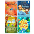 Julia Donaldson Collection 4 Books Set (Spinderella, Paper Chase, Night Monkey and Follow the Swallow)