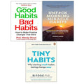 Good Habits, Bad Habits, Tiny Habits, UnF#ck Morning Miracle Habits 3 Books Set