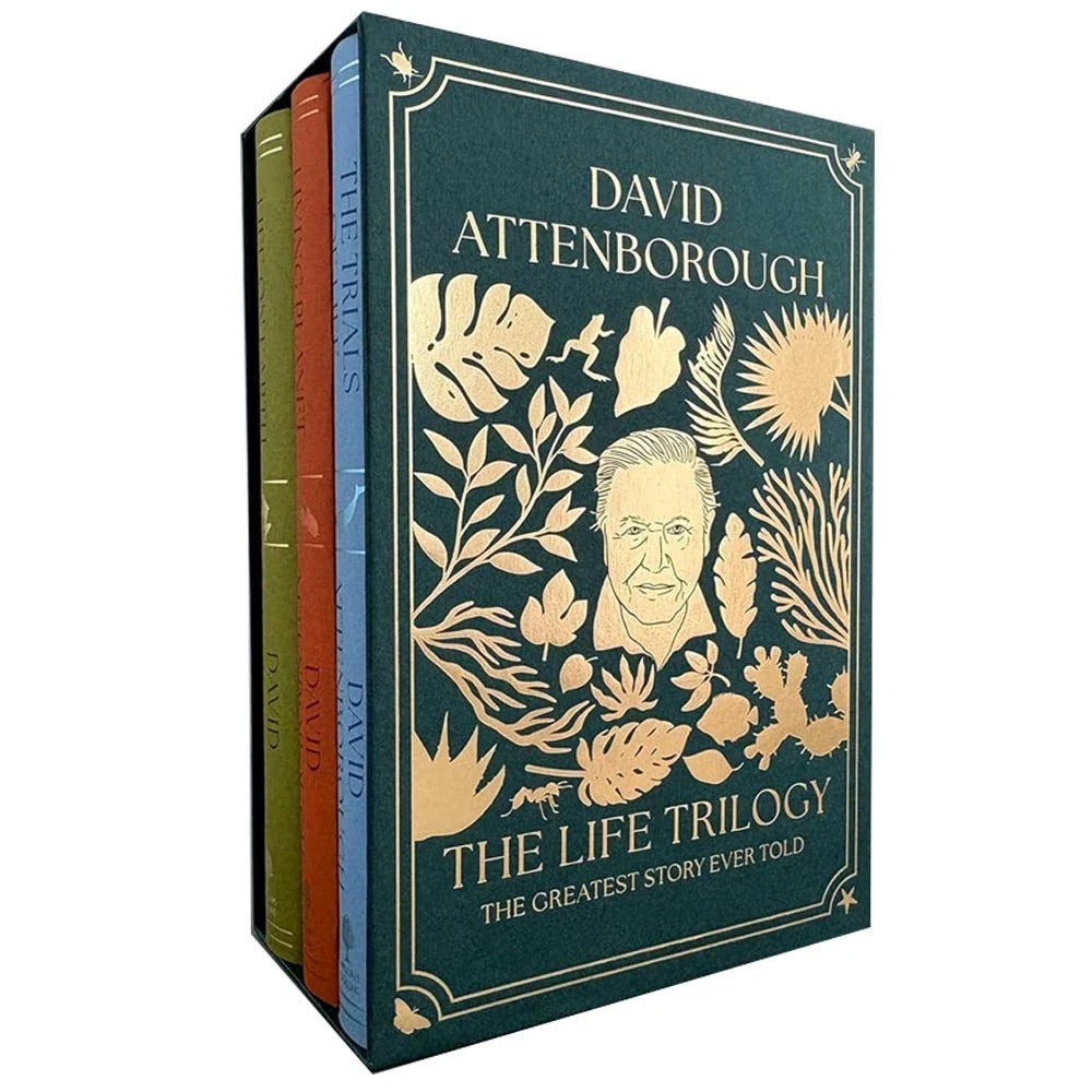The Life Trilogy 3 Books Collection Box Set by David Attenborough (Life on Earth, Living Planet & The Trials of Life)
