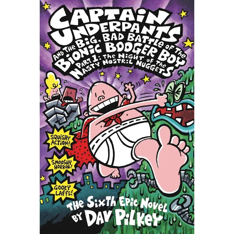 Captain Underpants Collection 5 Books Set by Dav Pilkey Professor(Adventures of Captain Underpants,Talking Toilets, Poopypants,Boy Part One,Boy Part Two)