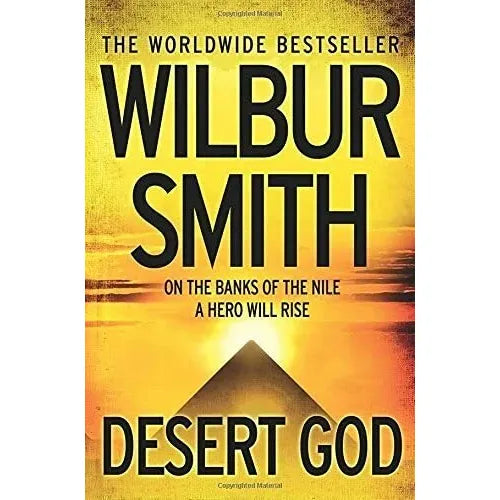 Wilbur Smith Egyptian 4 Books Set  (The Quest, Warlock, The Seventh Scroll, River God)