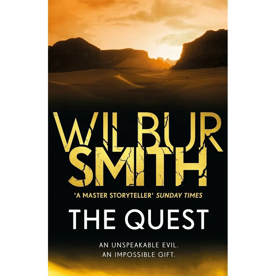 Wilbur Smith Egyptian 4 Books Set  (The Quest, Warlock, The Seventh Scroll, River God)