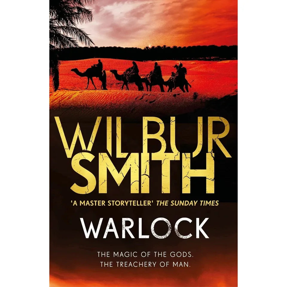 Wilbur Smith Egyptian 4 Books Set  (The Quest, Warlock, The Seventh Scroll, River God)