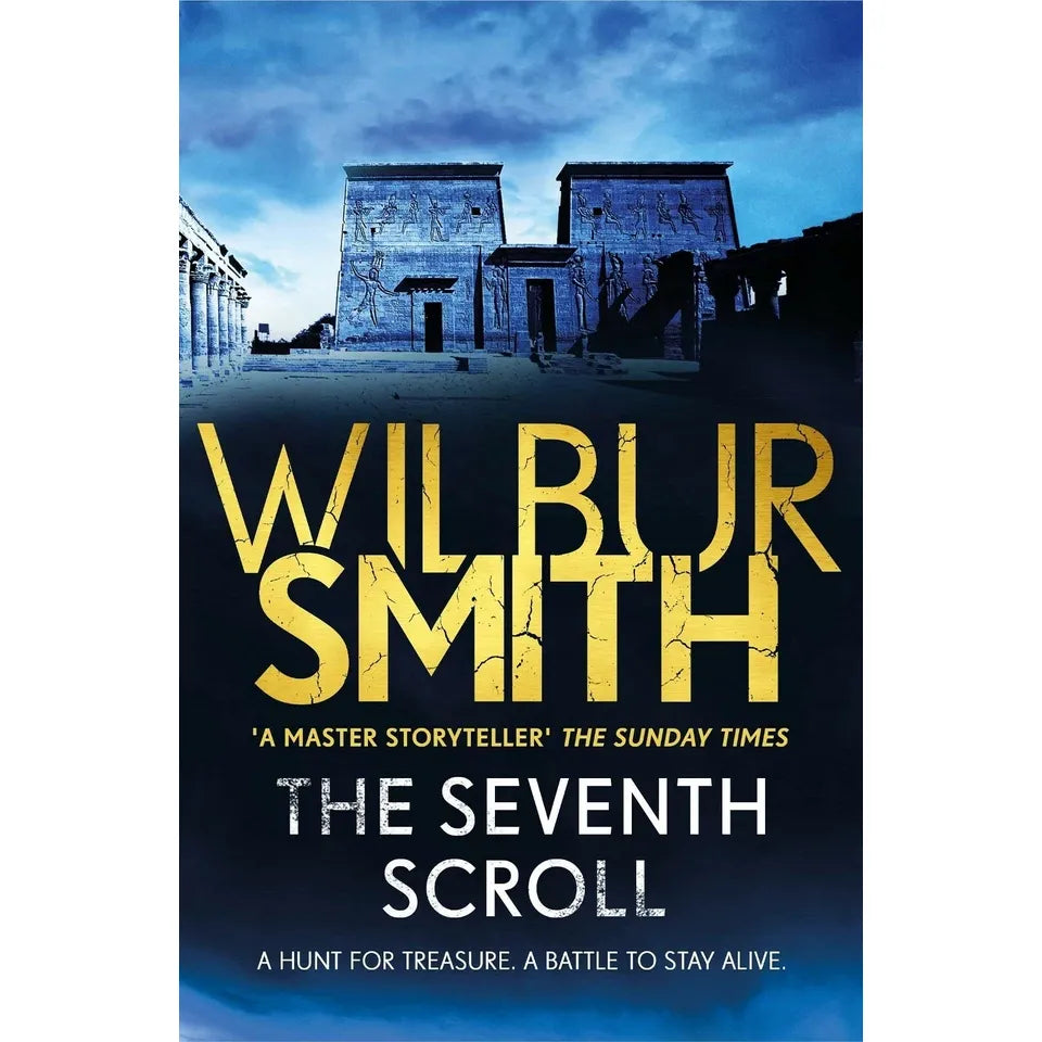 Wilbur Smith Egyptian 4 Books Set  (The Quest, Warlock, The Seventh Scroll, River God)
