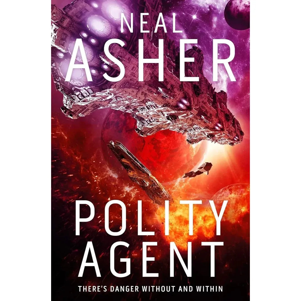 Agent Cormac Series 5 Books Collection Set by Neal Asher( The Line of Polity ,Brass Man, Polity Agent, Line War & Shadow of the Scorpion)