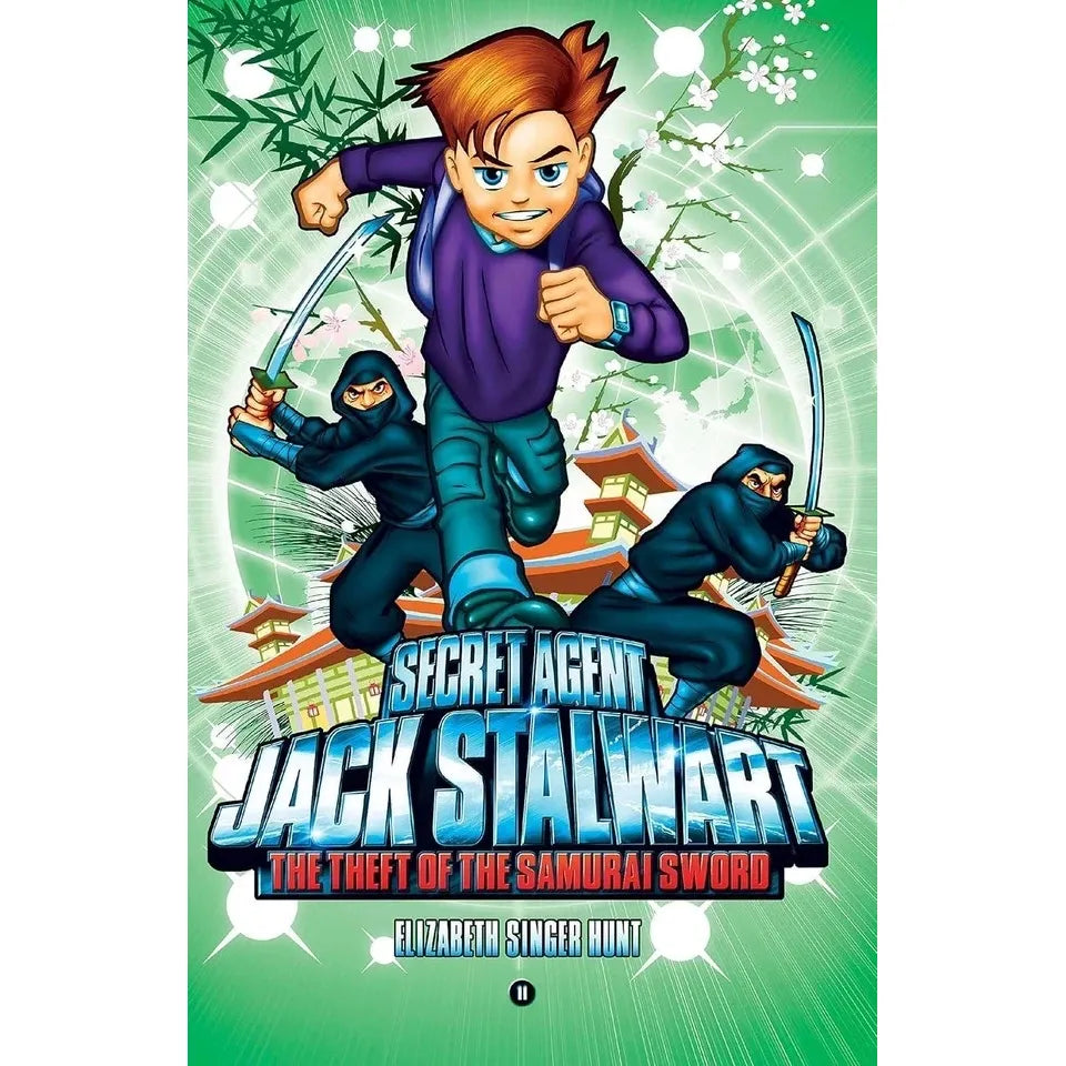 Secret Agent Jack Stalwart Collection 3 Books Set by Elizabeth Singer Hunt(Book 11,13,14)