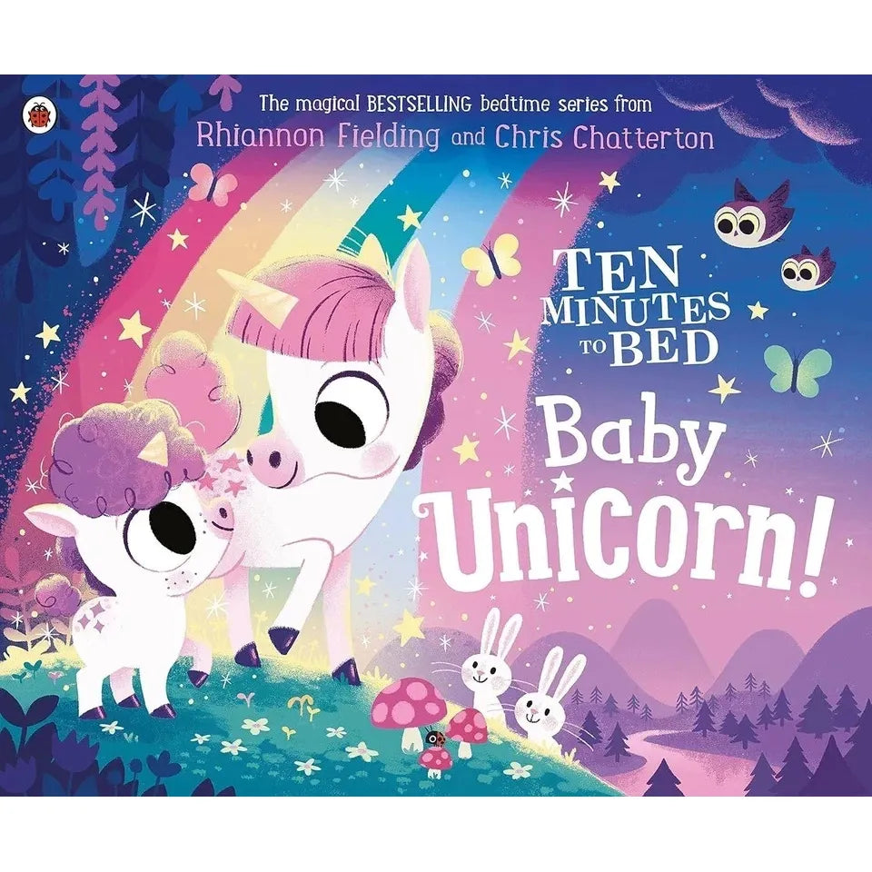 Ten Minutes to Bed Series 7 Books Collection Set by Rhiannon Fielding(Ten Minutes to Bed Where's Little Unicorn? ,Little Unicorn's Christmas ,Little Unicorn's Birthday, Little Dragon , Little Mermaid ,Baby Unicorn  &Little Monster)