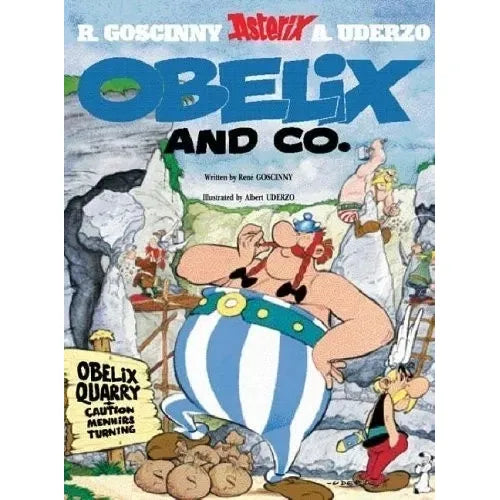 Asterix Series 5 Collection 4 Books Set(Asterix and Caesars Gift, Asterix and the Great Crossing ,Obelix and Co & Asterix and the Great Divide)