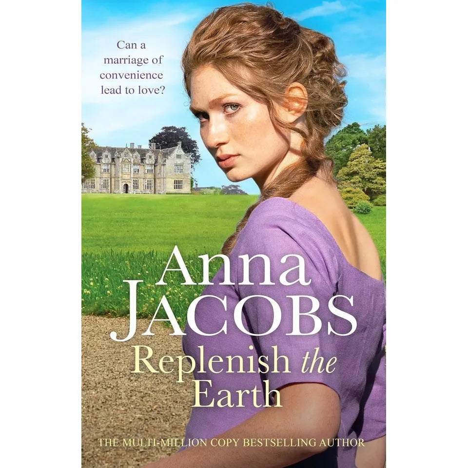 Anna Jacobs Collection 4 Books Set(Marrying Miss Martha,Mistress of Marymoor, Replenish the Earth & An Independent Woman)