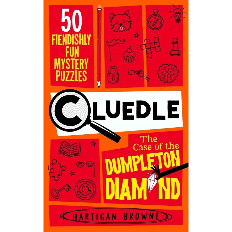 Cluedle Series Collection 2 Books Set by Hartigan Browne(The Case of the Dumpleton Diamond & The Case of the Golden Pomegranate)
