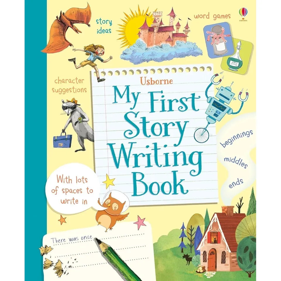 Usborne My First Story Writing Book, Write and Draw Your Own Comics 2 Books  Collection Set