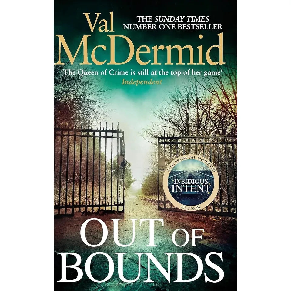 Tony hill and Carol Jordan Collection 2 Books Set by Val Mcdermid(insidious intent & out of bounds)