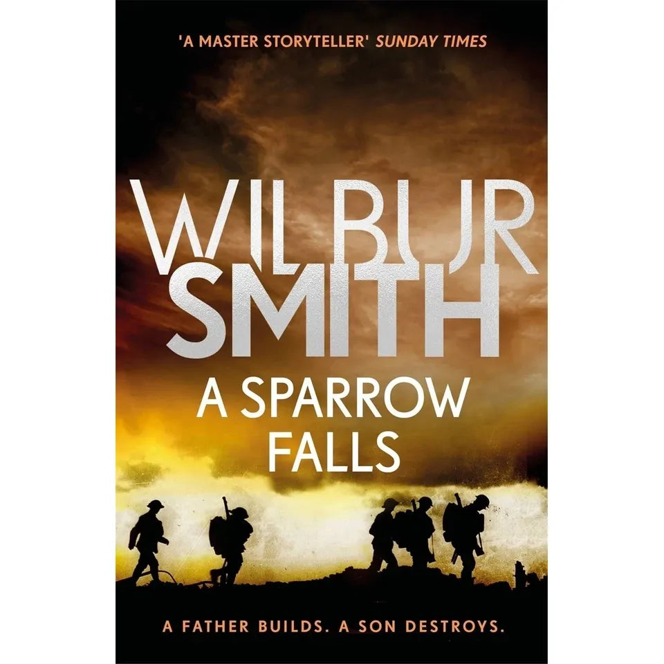Courtney Family Novels Series 3 Books Collection Set by Wilbur Smith (When the Lion Feeds, A Sparrow Falls &The Burning Shore)