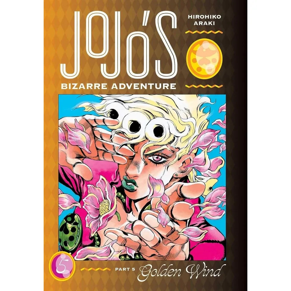 JoJo's Bizarre Adventure Part 5 Golden Wind Series 4 Books Collection Set