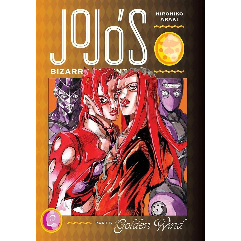 JoJo's Bizarre Adventure Part 5 Golden Wind Series 4 Books Collection Set