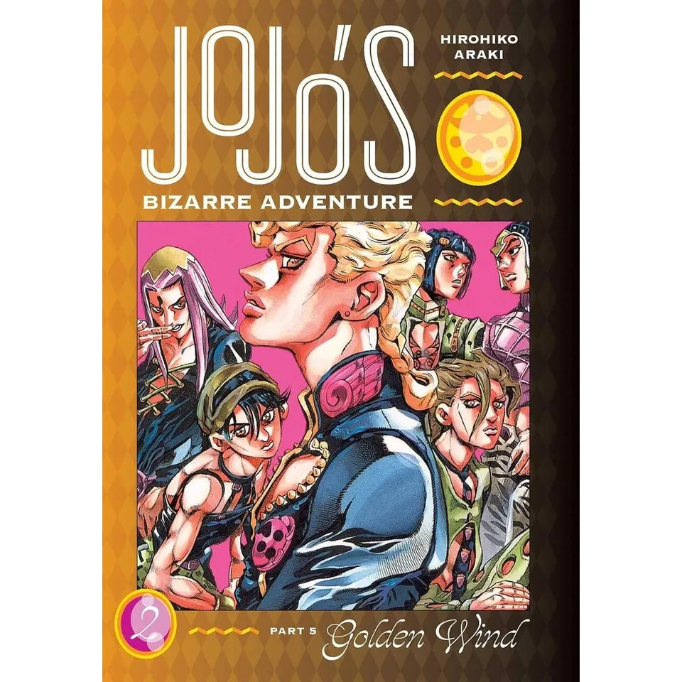 JoJo's Bizarre Adventure Part 5 Golden Wind Series 4 Books Collection Set