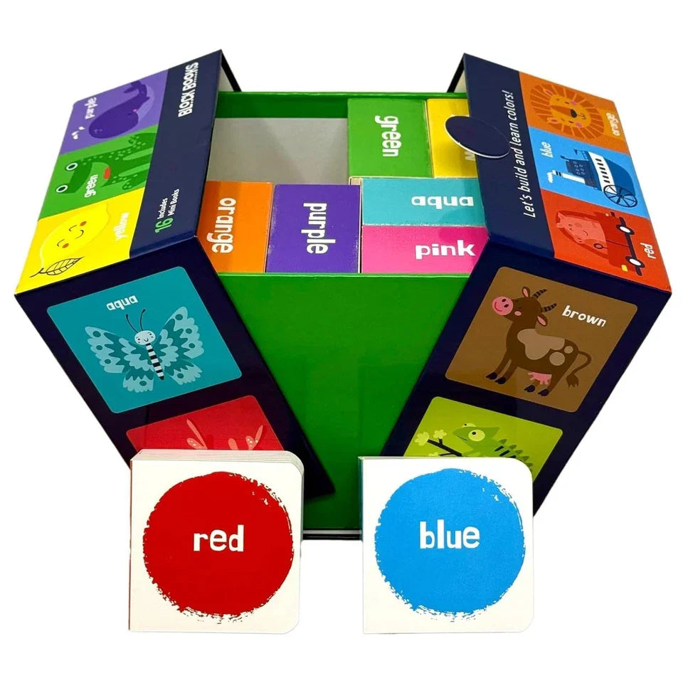 Children’s Colour Fun Learning 16 Mini Books Collection Box by Lake Press