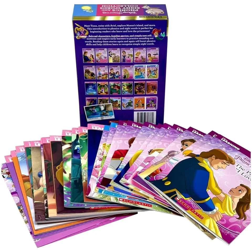 Princess Phonics and Sight Words Collection (Includes 24 Book Set Learning)
