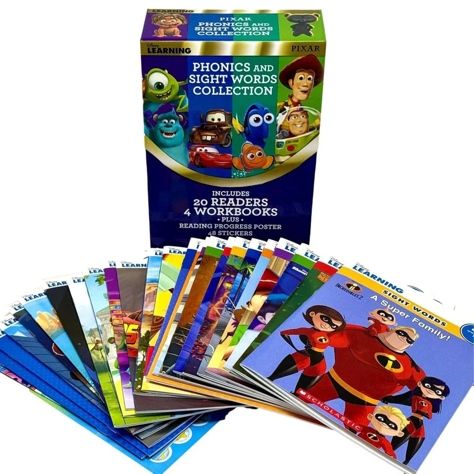 Pixar Phonics and Sight Words Collection (24 Book Set, Learning) by Scholastic