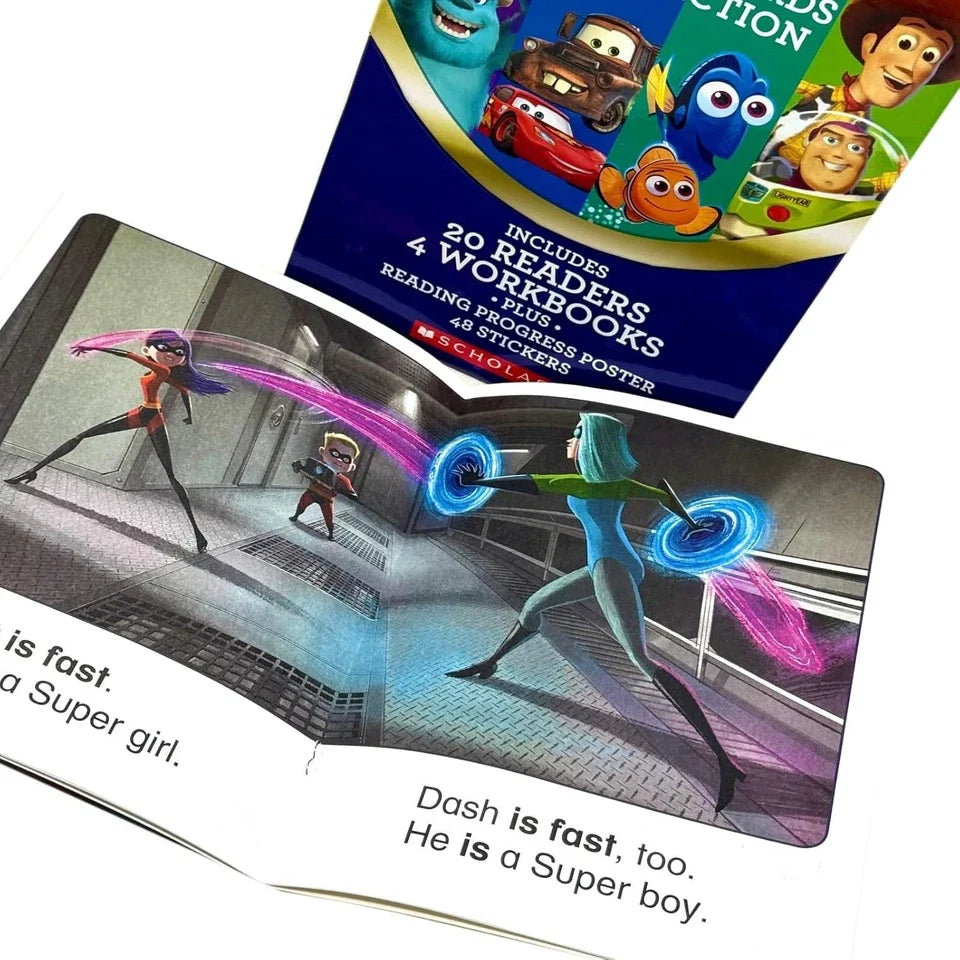 Pixar Phonics and Sight Words Collection (24 Book Set, Learning) by Scholastic