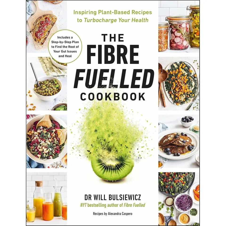 Dr Will Bulsiewicz Collection 3 Books Set(Fibre Fuelled,The Fibre Fuelled Cookbook & Plant Powered Plus)
