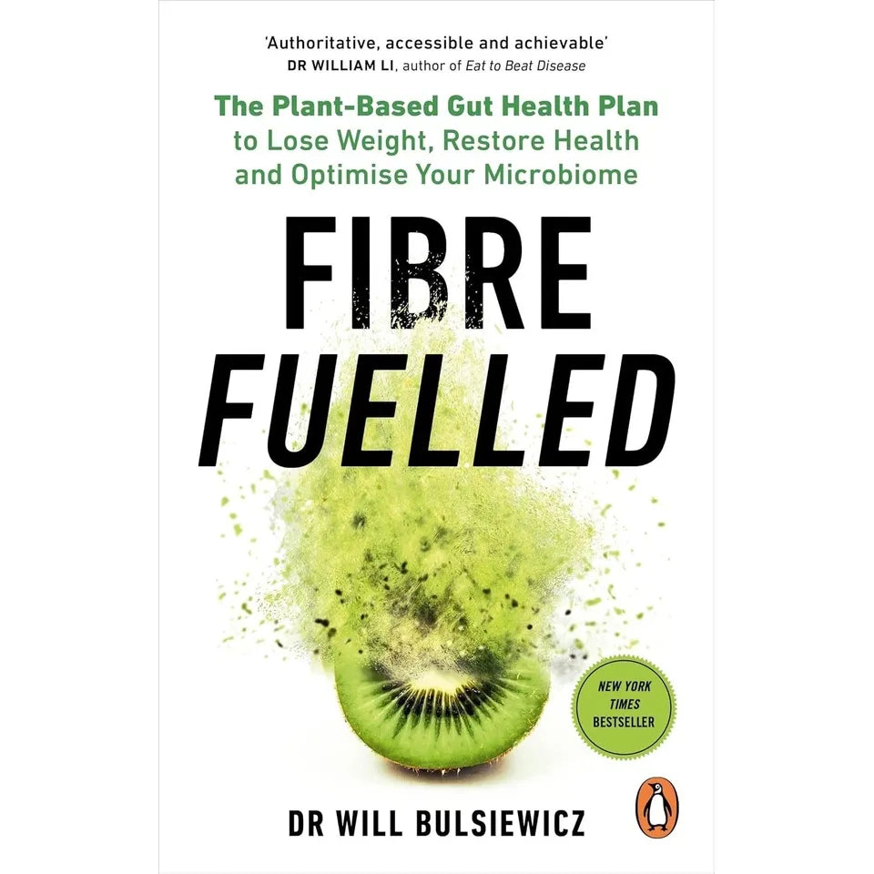 Dr Will Bulsiewicz Collection 3 Books Set(Fibre Fuelled,The Fibre Fuelled Cookbook & Plant Powered Plus)